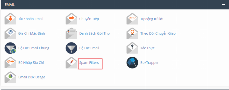 Hướng dẫn sử dụng Spam Filters trên Email hosting 6
