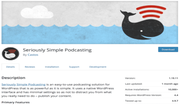 Đăng bài dễ dàng hơn bao giờ hết với việc sử dụng Seriously Simple Podcast