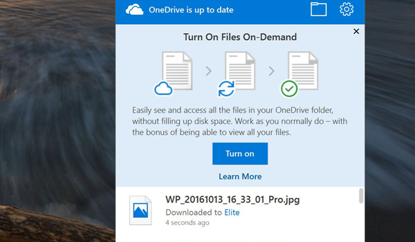 Windows 10 Fall Creators Update cung cấp tính năng OneDrive Files On-Demand để truy cập file dễ dàng