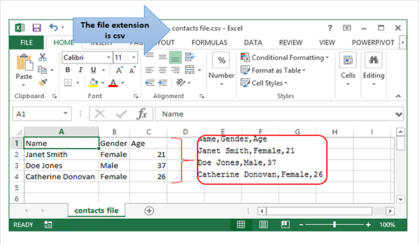 CSV là gì? Quy trình đổi đuôi file từ csv sang xls