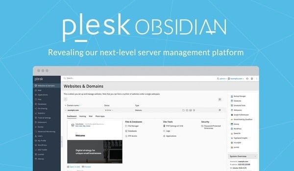 Plesk Obsidian là gì? Là một phiên bản cải tiến mạnh mẽ từ Plesk