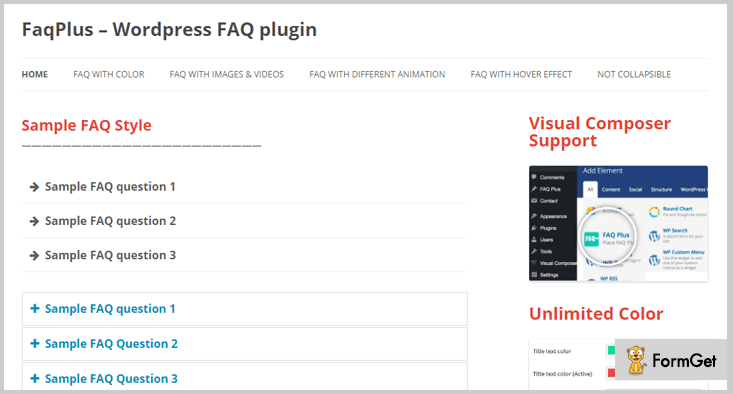 plugin wordpress giúp tạo faq faqplus