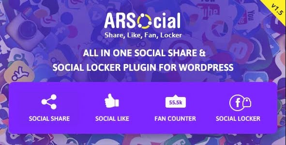 ARSocial là một Plugin hỗ trợ truyền thông xã hội hoàn chỉnh, có thể đáp ứng tất cả các yêu cầu của bạn. 