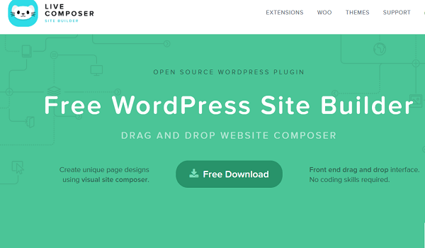 Live Composer là Top Plugin WordPress giúp tạo Page mã nguồn mở 100% cho các Website WordPress.