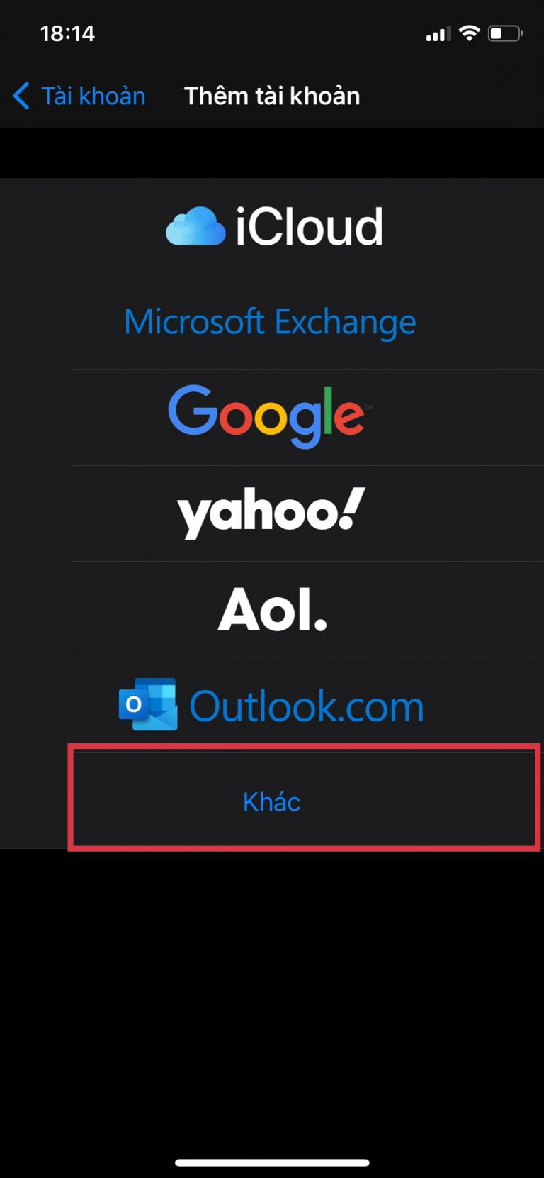 Hướng dẫn cài email vào ứng dụng Mail thiết bị di động iOS - Email4B v2 ...