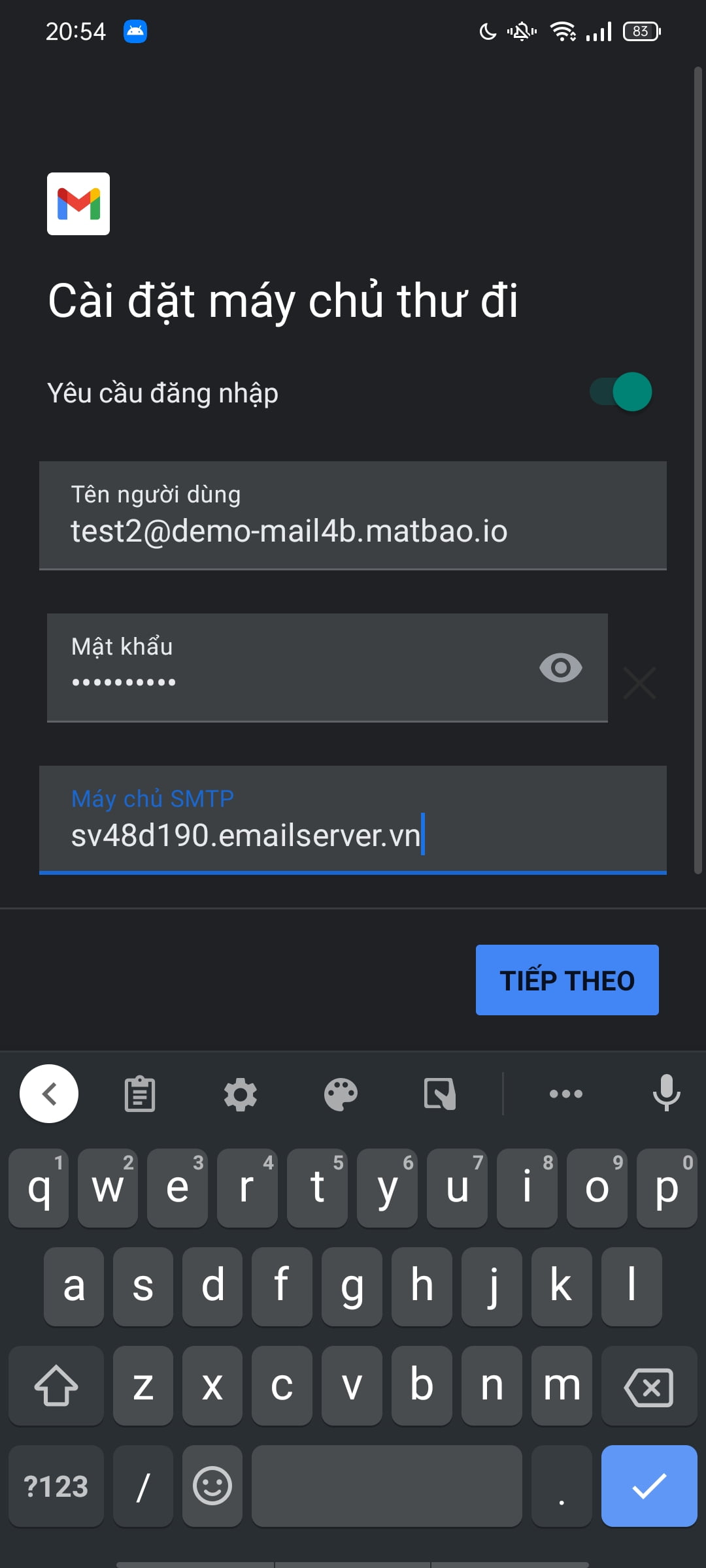 Hướng dẫn cài đặt địa chỉ Email vào ứng dụng Gmail trên Android ...
