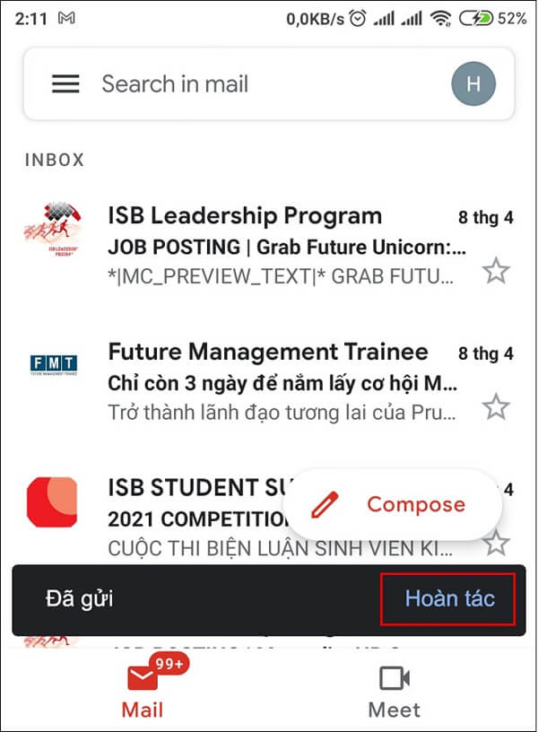 Cách Thu Hồi Email Đã Gửi Trong Gmail Và Outlook - Trung Tâm Hỗ Trợ Kỹ  Thuật | Matbao.Net