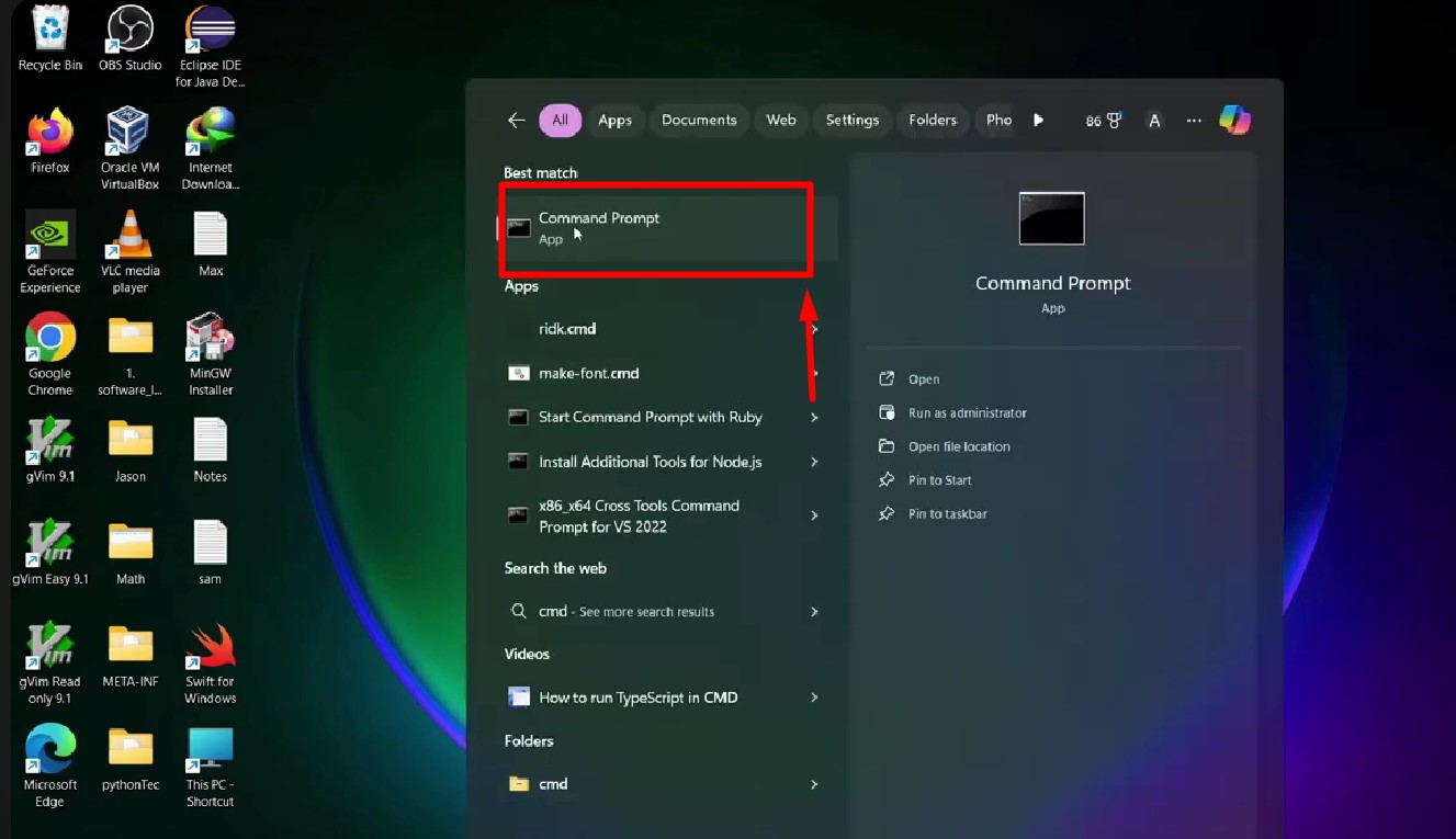 Mở app kiểm tra php trên máy tính