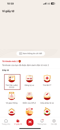 Hướng dẫn kiểm tra và xem lịch sử cấp thẻ CCCD trên ứng dụng VNeID