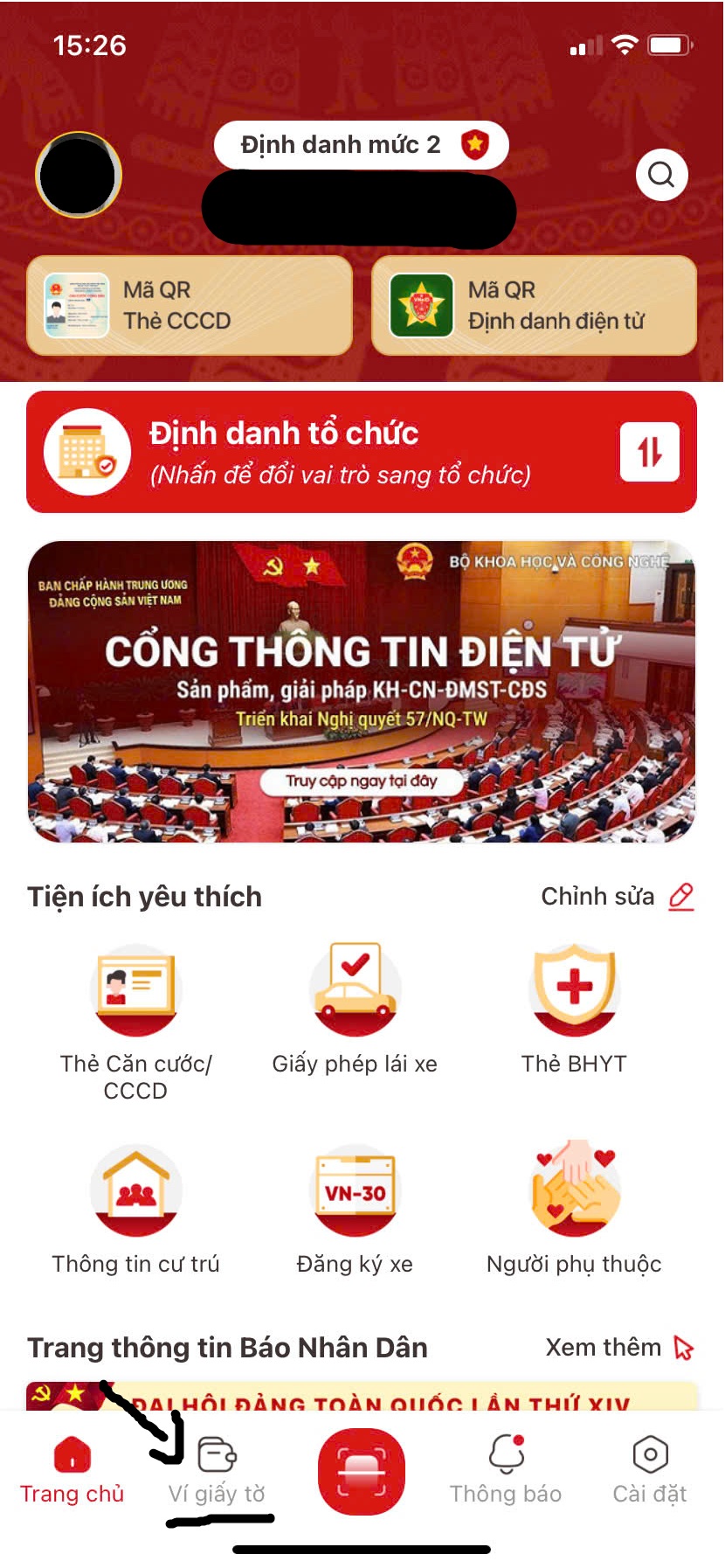 Cách tích hợp thẻ BHYT vào VNEID