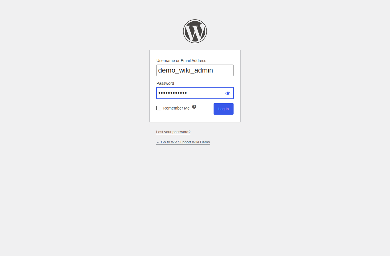 Đăng nhập vào trang quản trị WordPress (trước khi bật 2FA).