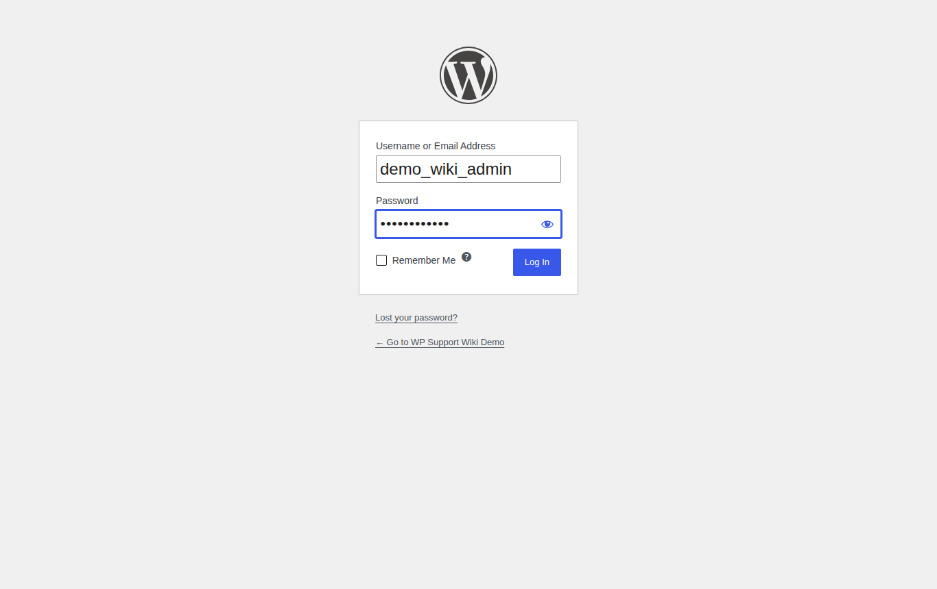 Đăng nhập vào trang quản trị WordPress.